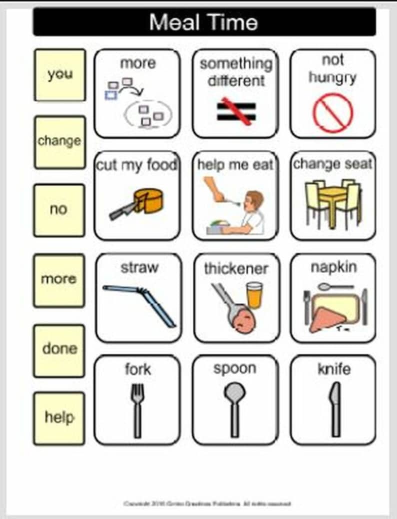 Printable Big Picture Caregiving Communication Boards Improve Care for ...