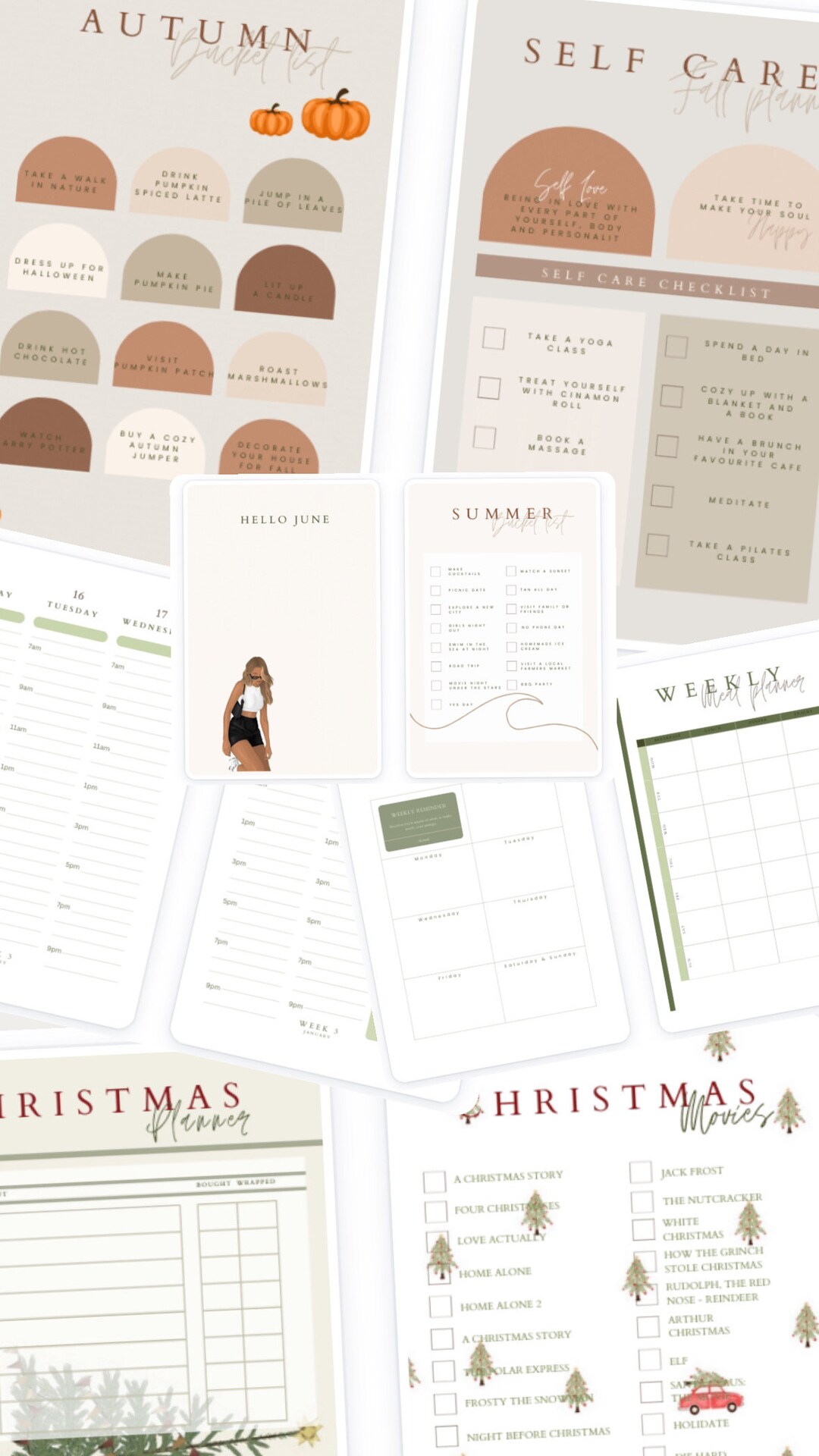 Make Your Year Aesthetic Diary 2024 Digital 2024 Diary Digital Planner