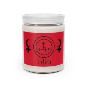 Lilith Sigil Demon Goddess Invocation Scented Candle
