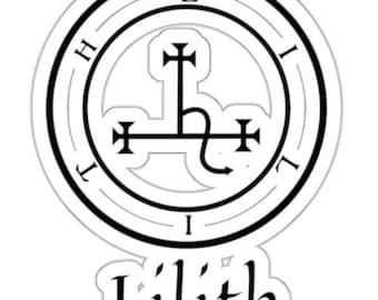 Lilith Sigil Occult Pagan Satan Stickers Decal