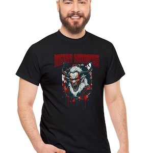 Merry Krampus front and Season&#39;s Beatings from Krampus on the back two-sided Holiday Devil Horror Gift T-shirt