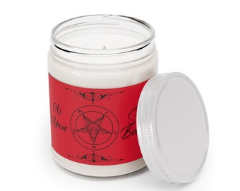 Baphomet Scented Candle: As Above So Below, Occult Gift