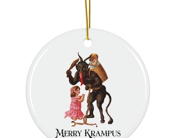 Merry Krampus Ornament: Vintage Horror Holiday Tree Decor