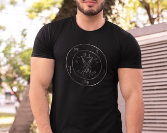 Samael Lilith Sigil T-shirt: Occult Satanic Symbol Tee