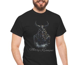 Merry Krampus T-Shirt: Holiday Devil Unisex Tee