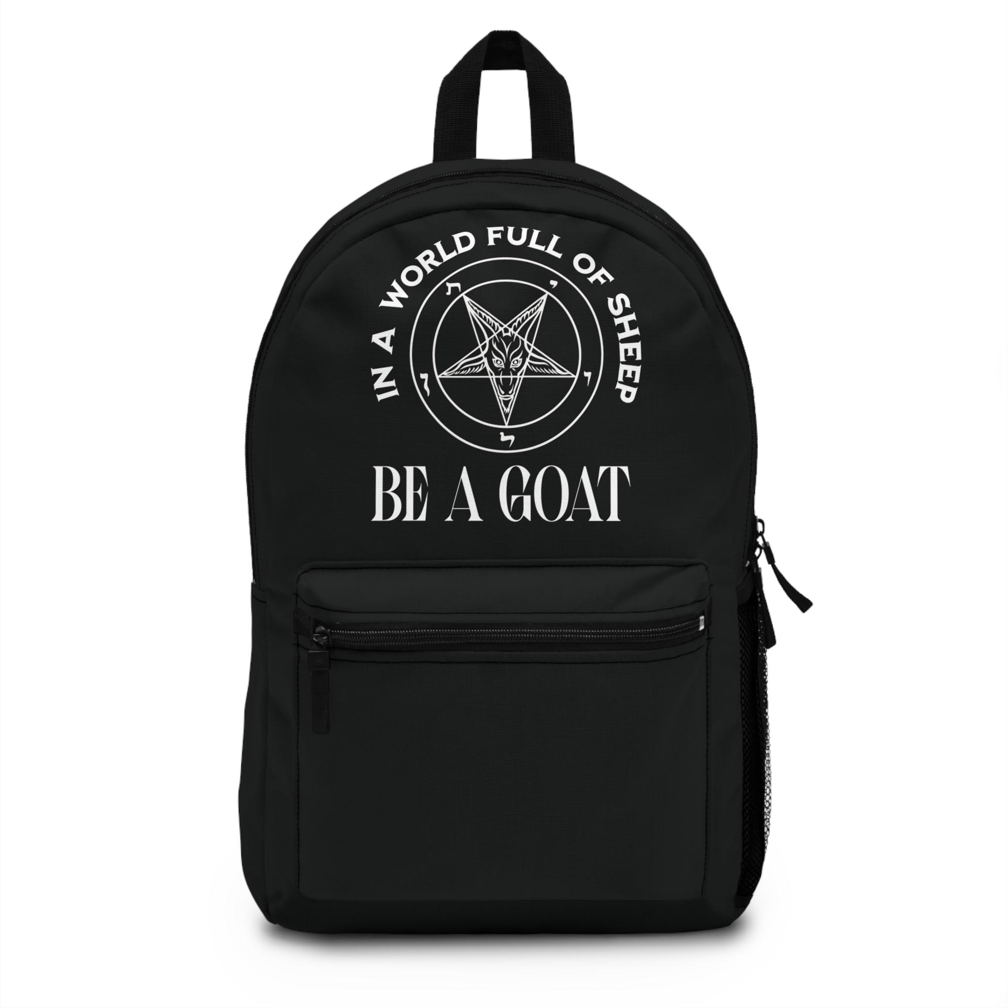 Baphomet Goat Backpack: Satanic Goth School Travel Bag - Etsy