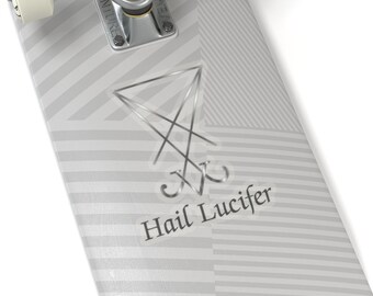Hail Lucifer Sigil Occult Pagan Satan Stickers Decal