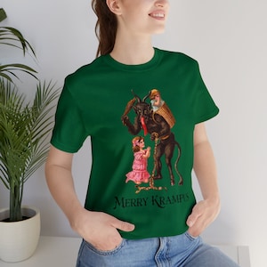 Merry Krampus Devil Satan Holiday Christmas Horror Gift T-Shirt
