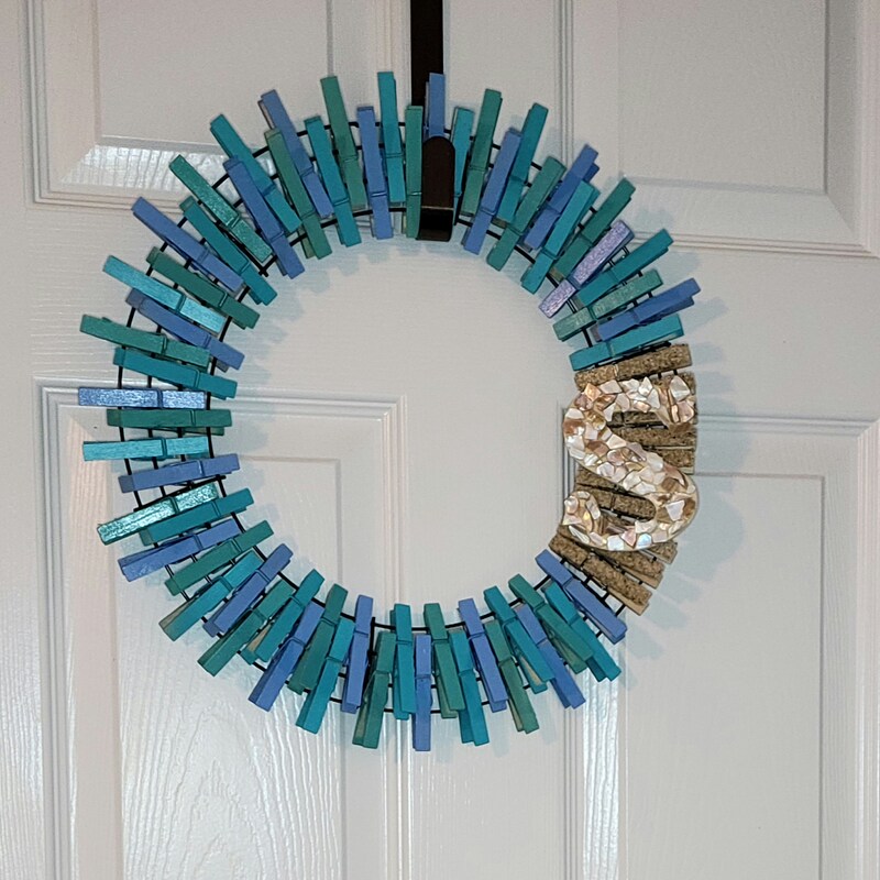 Clothespin Wreath - Etsy