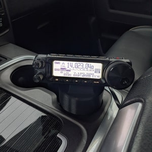 Yaesu FT-891 Mobile Cupholder Mount - Ham Radio