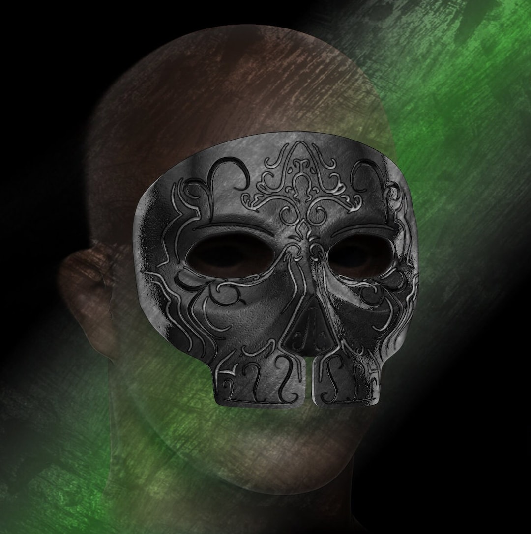 Slytherin Mask Hogwarts Legacy Mask Harry Potter Cosplay Etsy