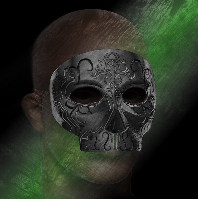 Slytherin Mask Hogwarts Legacy Mask Harry Potter Cosplay Etsy