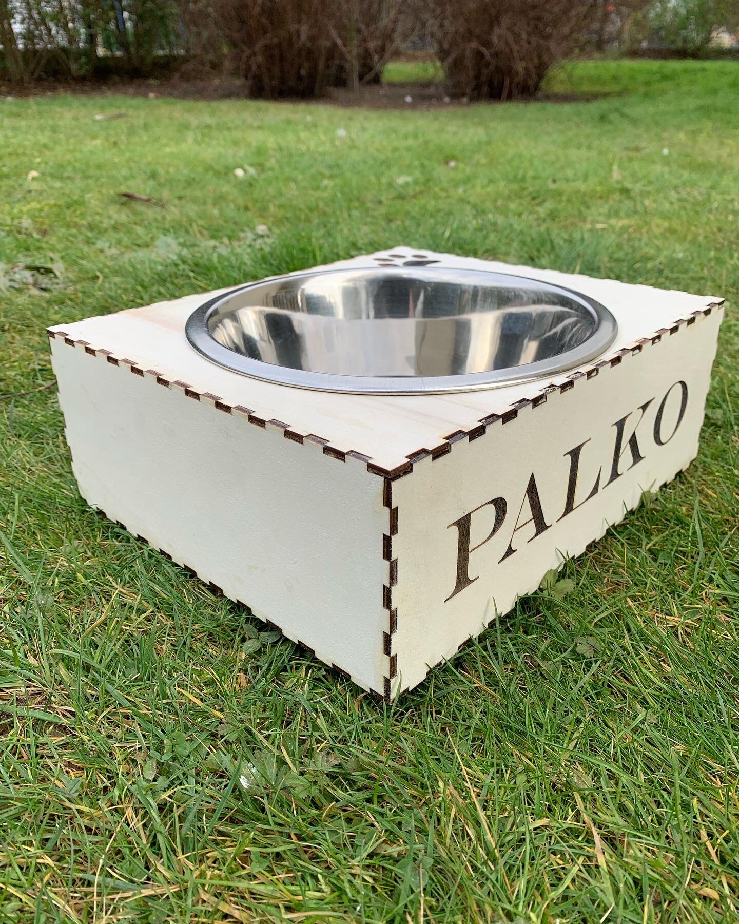 Gamelle Pour Chien Simple ou Double avec Support Personnalisé