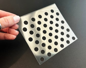 Polka Dot Stencil: Reusable Mylar Circle Pattern