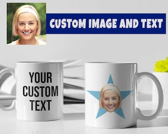 The Office Mug | The Office Tv Show | Custom Mug | Personalized Gifts | Office Star Mug | The Office Face Mug | Funny Mug | Christmas Gift
