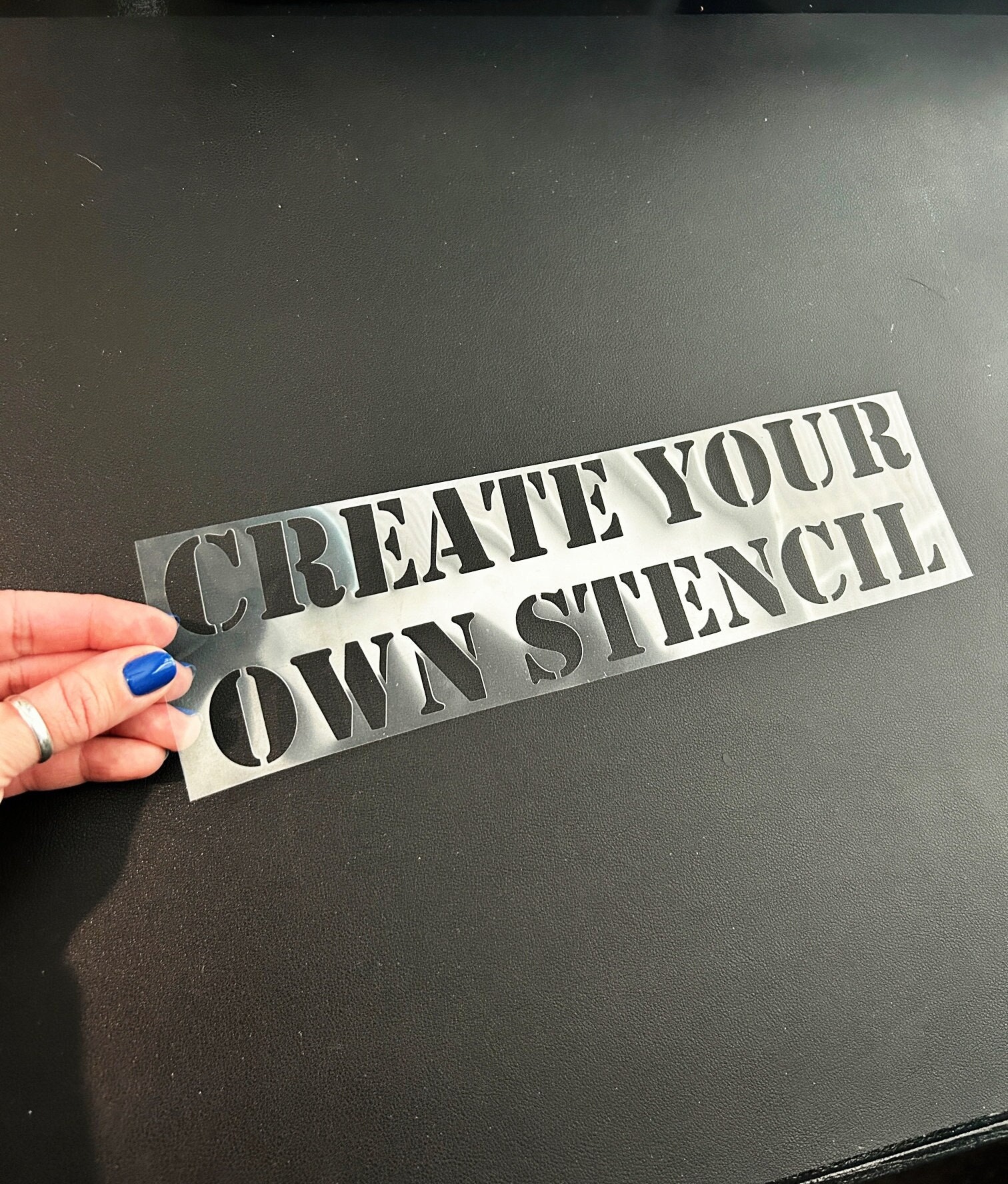 create and ship a spray paint stencil for you