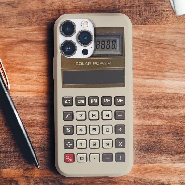 Calculator Phone Case Etsy