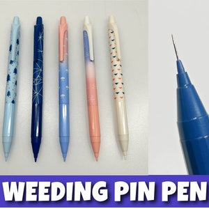Pin Pen Weeding Tool | Air Release Pen | Cute Cricut Tool | Cricut Silhouette Weeding | Vinyl Tool | Craft Supplies | Vinyl Supplies