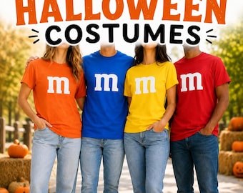 M & M Halloween Shirt, Easy Group Halloween Costume, Candy Costume Shirt, Couples Costume, Family Halloween Shirt, Last Minute Costume