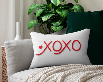 XOXO Pillow | Hugs & Kisses | Valentines Day Gift Ideas | Valentines Day | Gifts For Her | Gift Ideas | Anniversary Gift Ideas