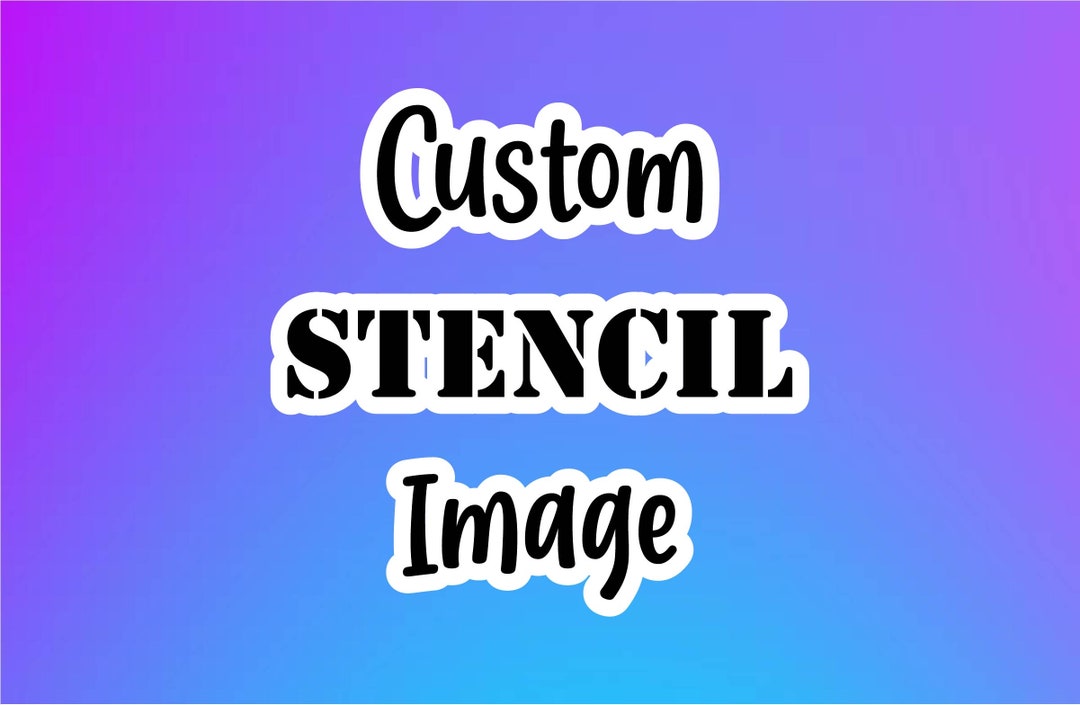 Custom Reusable Stencil Image Custom Image Painting Stencil Etching