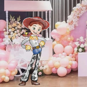Toy Story Ausschnitt, Toy Story Ausschnitt Dekor, Jessie Toy Story Party Dekoration Thema, Geburtstagsparty Stand Up Prop, digitaler Download