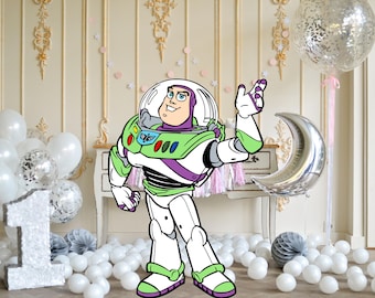 Buzz Lightyear Cutout, Toy Story Party Decoration (Digital Download)