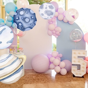 Boy Space Bundle Cutout Digital Download, Outer Space Party Decoration, Baby Shower & Birthday Stand Up Prop, Space Theme Decor, DIGITAL