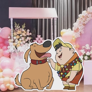 Up Russell CutOut, Up Decor, Up Party Decoration Theme, Birthday Party, Stand Up Prop, Digital Download