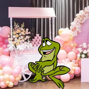 Tiana and the Frog CutOut, Tiana Princess Big Decor, Tiana Party Decoration Theme, Birthday Party, Stand Up Prop, Digital Download