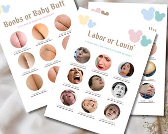 Disney Baby Shower Games, 3 Pack (Digital Download)
