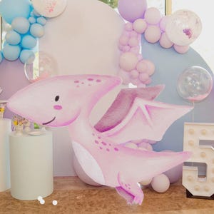 Cute Dinosaur Cutout, Cute Dinosaur Cutout Decor, Dinosaur Party Decoration Theme Baby shower Or Birthday Party Stand Up Prop, Digital