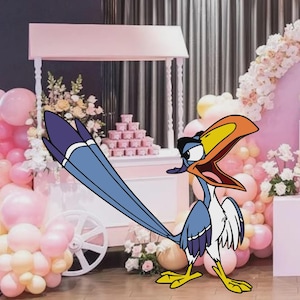 Lion King Zazu CutOut, Lion King Decor, Lion King Simba  Party Decoration Theme, Birthday Party, Stand Up Prop, Digital Download