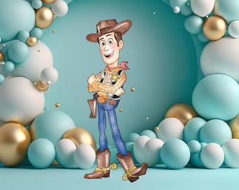 Woody Toy Story Cutout, Birthday Party Decoration (Digital Download)