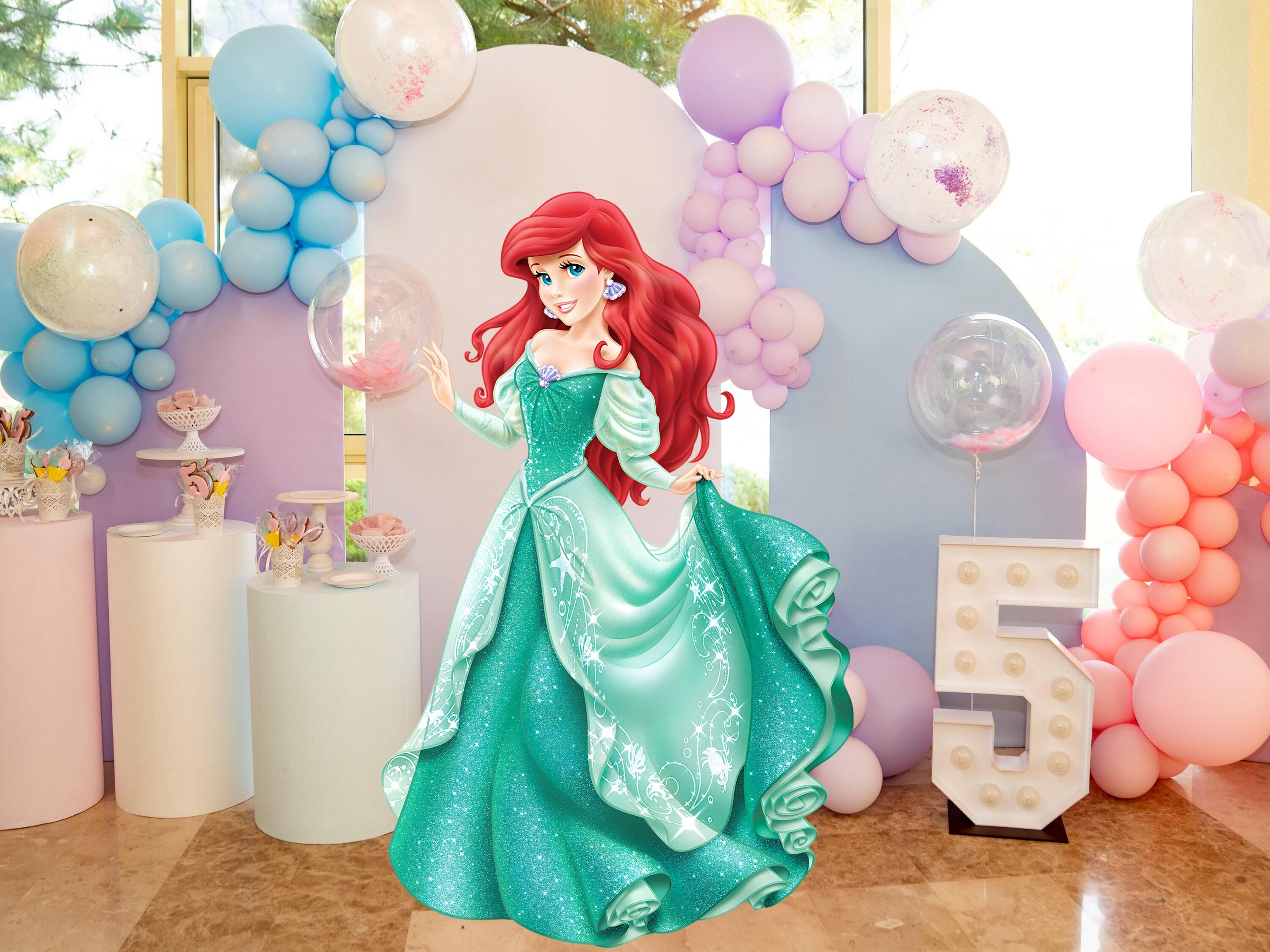 Ariel Party Decoration Cutout, Birthday Baby Shower Prop (digital