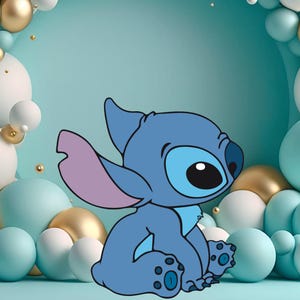 Lilo and Stitch Cutout, Lilo and Stitch Big Decor, Party Decoration Theme Baby shower Or Birthday Party Stand Up Prop, Digital Download