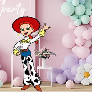 Toy Story Ausschnitt, Toy Story Ausschnitt Dekor, Jessie Toy Story Party Dekoration Thema, Geburtstagsparty Stand Up Prop, digitaler Download