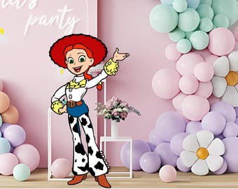 Jessie Toy Story Cutout, Birthday Party Prop (Digital Download)