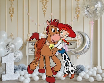 Jessie Toy Story Cutout, Birthday Party Prop (Digital Download)