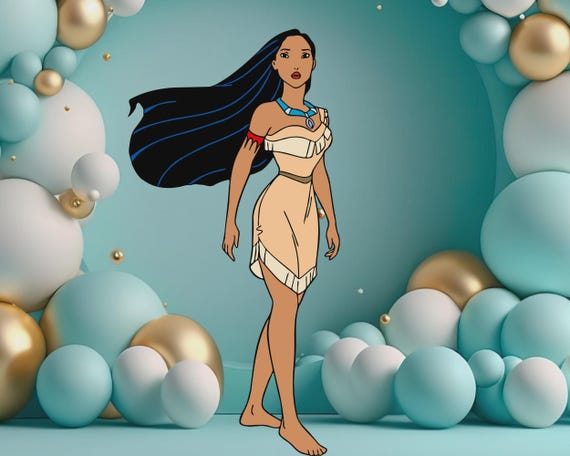 Pocahontas Cutout, Pocahontas Cutout Decor, Party Decoration Theme