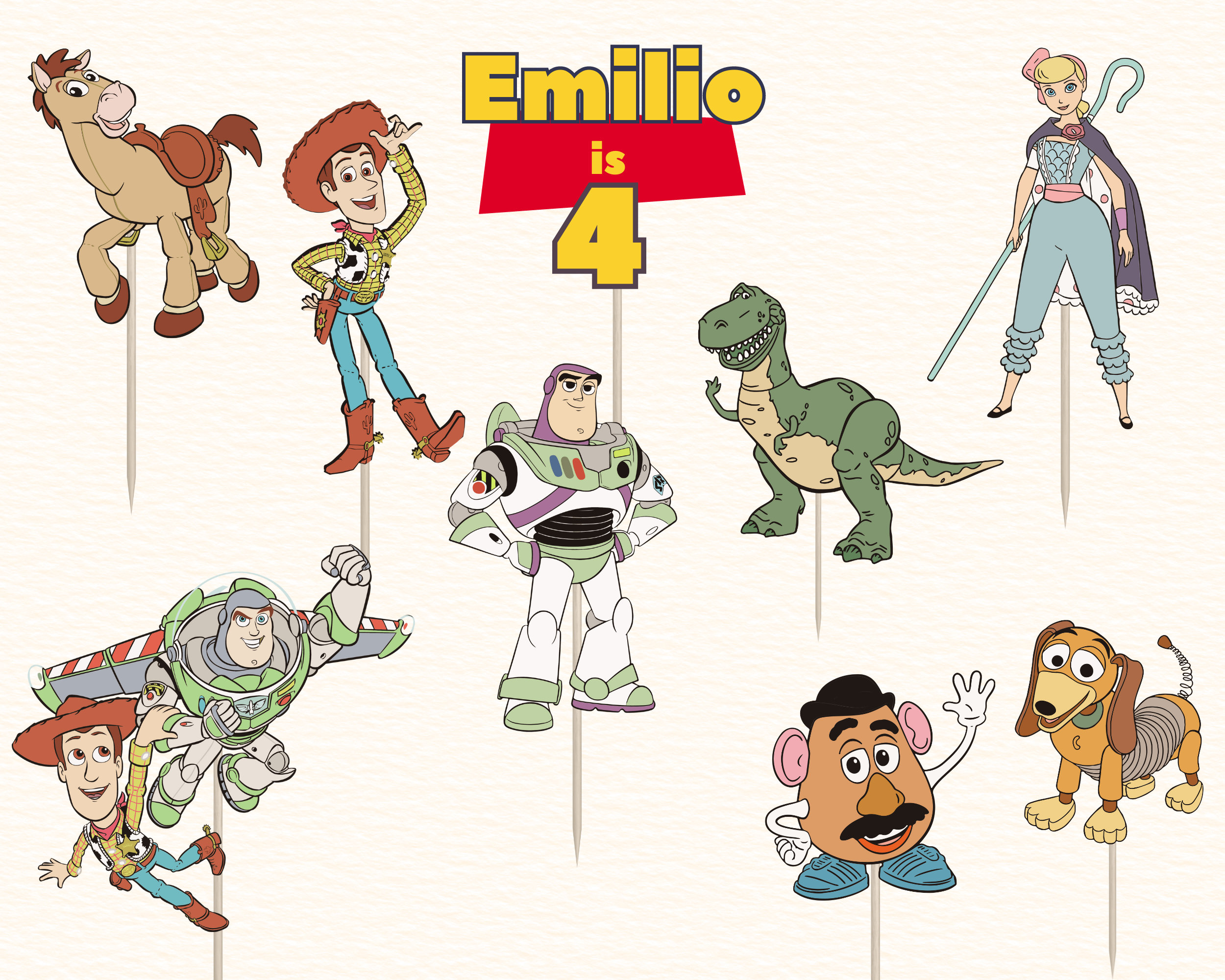 Toy Story Centerpiece Printable