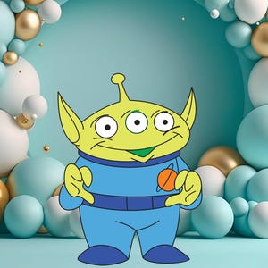 Toy Story Ausschnitt, Toy Story Ausschnitt Dekor, Alien Toy Story Party Dekoration Thema, Geburtstagsparty Stand Up Prop, digitaler Download