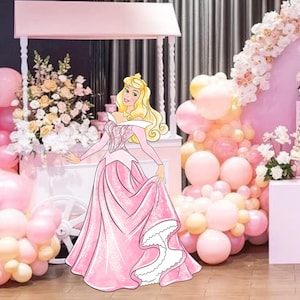 Aurora Ausschnitt, Dornröschen Dekor, Aurora Party Dekoration Thema, Geburtstagsfeier, Stand Up Prop, digitaler Download