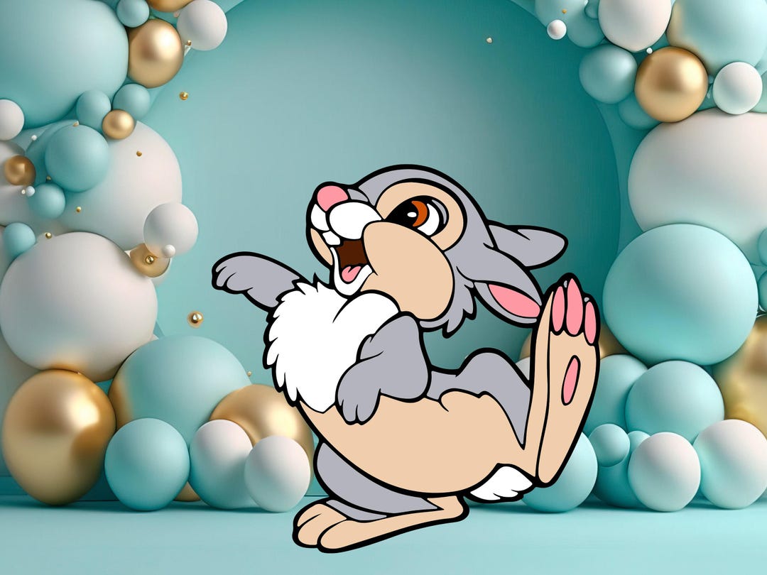 Bunny Cutout, Bambi Theme Decoration (digital Download) - Etsy