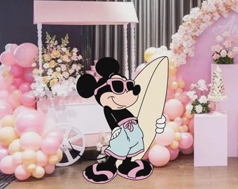 Mickey Summer Party Decor Cutout, Mouse Theme Birthday, Baby Shower (Digital Download)