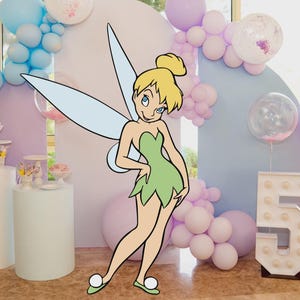 Inker Glocke Ausschnitt Dekor, basteln Glocke großes Dekor, Peter Pan Party Dekoration Thema Baby dusche Geburtstagsparty Stand Up Prop, digitaler Download