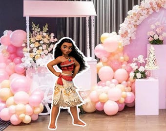 Moana Stand Up Prop, Birthday Party Decoration (Digital Download)