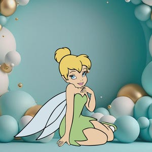 basteln Glocke Ausschnitt Dekor, basteln Glocke großes Dekor, Peter Pan Party Dekoration Thema Baby dusche Geburtstagsfeier, Stand Up Prop digitaler Download