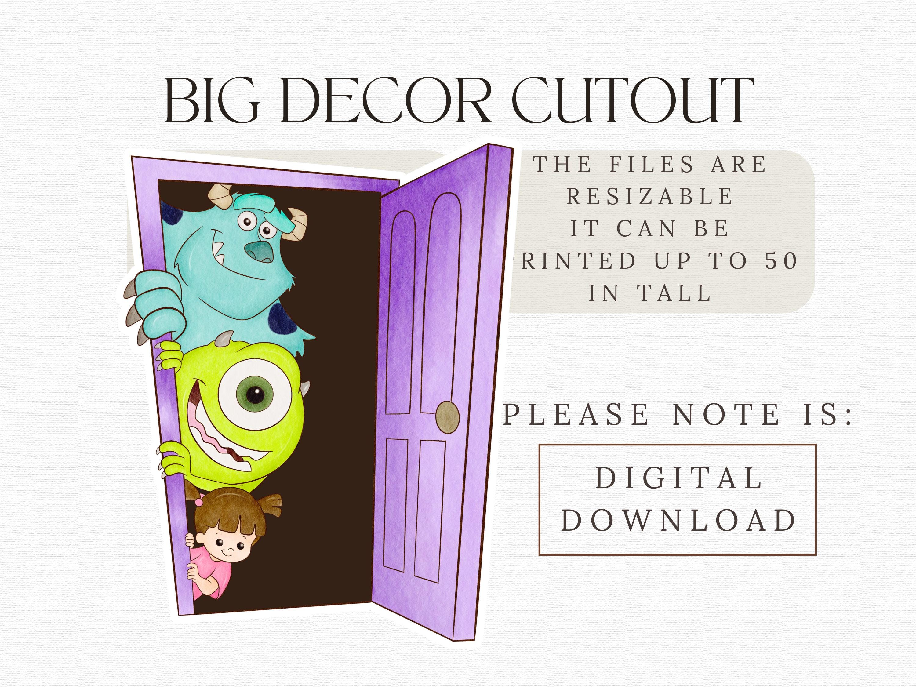 Monsters Inc. Cutouts | Mike, Sully, Boo | Party Decorations (digital  Download) - Etsy