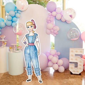 Toy Story Ausschnitt, Toy Story Ausschnitt Dekor, Bo Peep Toy Story Party Dekoration Thema, Geburtstagsparty Stand Up Prop, digitaler Download